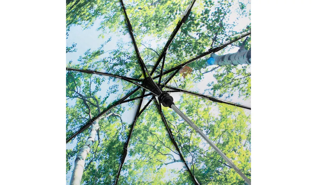 AC mini umbrella FARE®-Nature - black/forest design