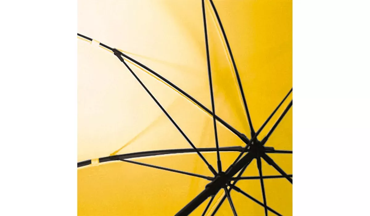 Fiberglass golf guest umbrella - yellow