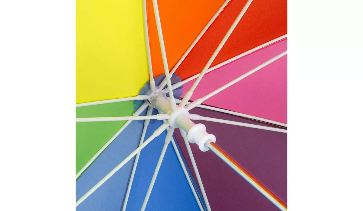 Children's stick umbrella FARE® -4-Kids - rainbow
