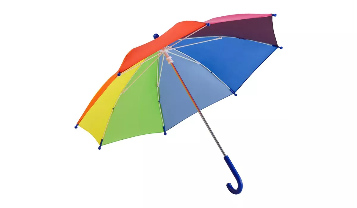 Children's stick umbrella FARE® -4-Kids - rainbow