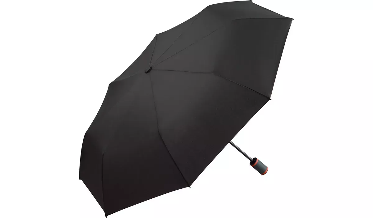 Taschenschirm FARE®-Mini Style - schwarz/rot