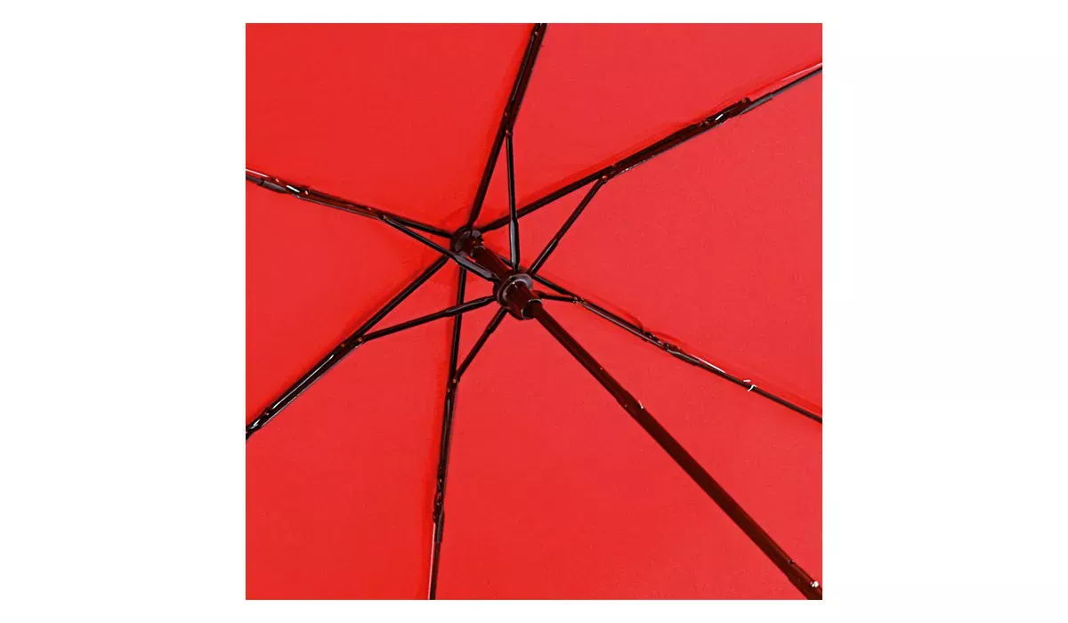 Folding umbrella Safebrella® LED lamp - red
