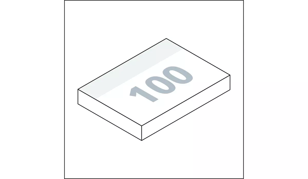 Haftnotizen Basic 100 x 72 mm Bestseller 100 Blatt