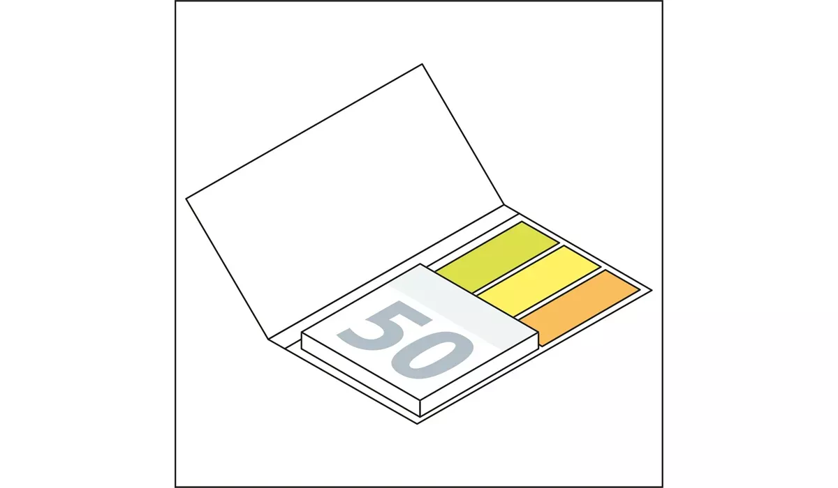 Haftnotiz-Set Berlin Softcover Brilliantmarker