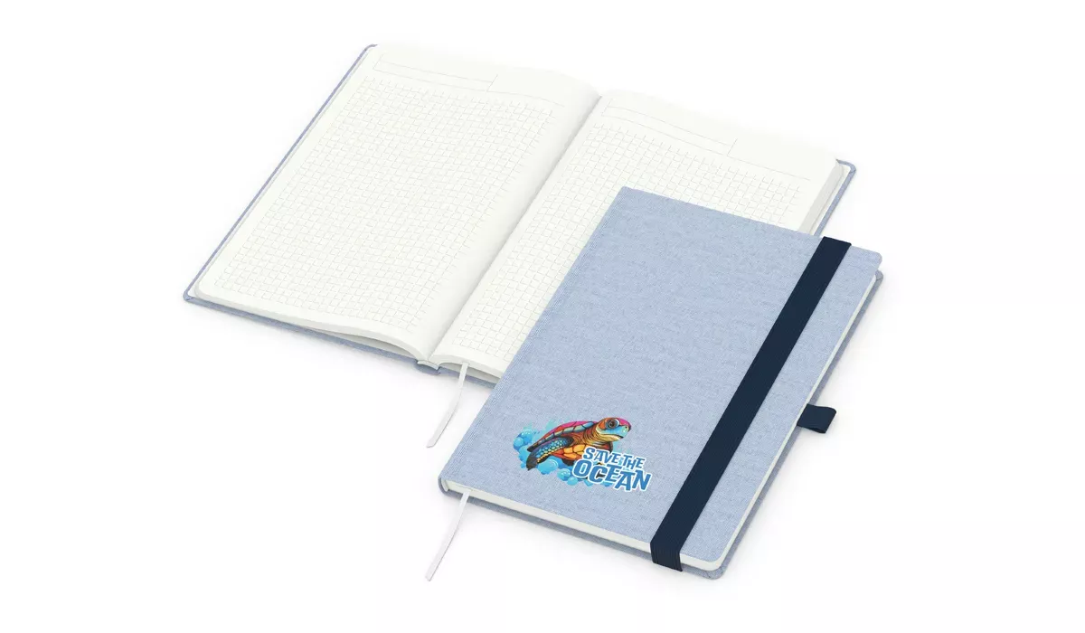 Notizbuch Ocean-Book green+blue