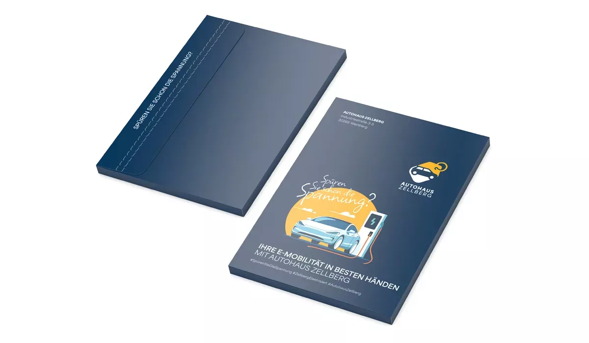 Versandmappe Bestseller 4/0-farbig