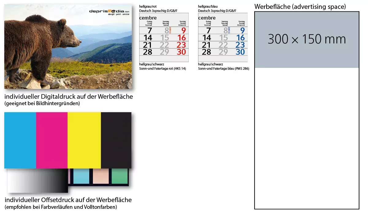 4-Monatskalender 2027 Budget 4