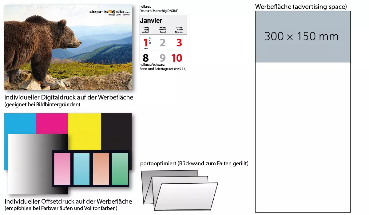 5-month calendar 2027 Commerce 5 Post A