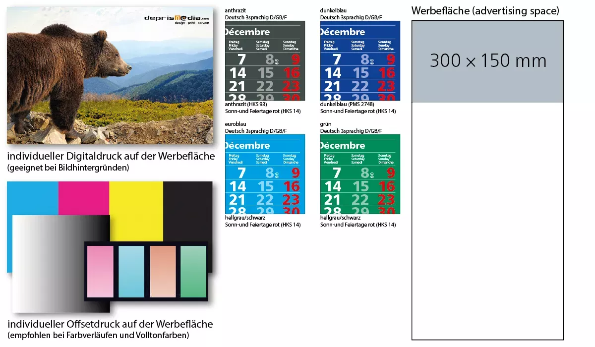 3-month calendar 2027 Extra 3