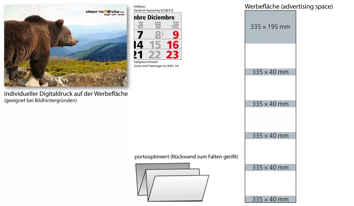 5-month calendar 2027 Grande Wire-O 5 bestseller