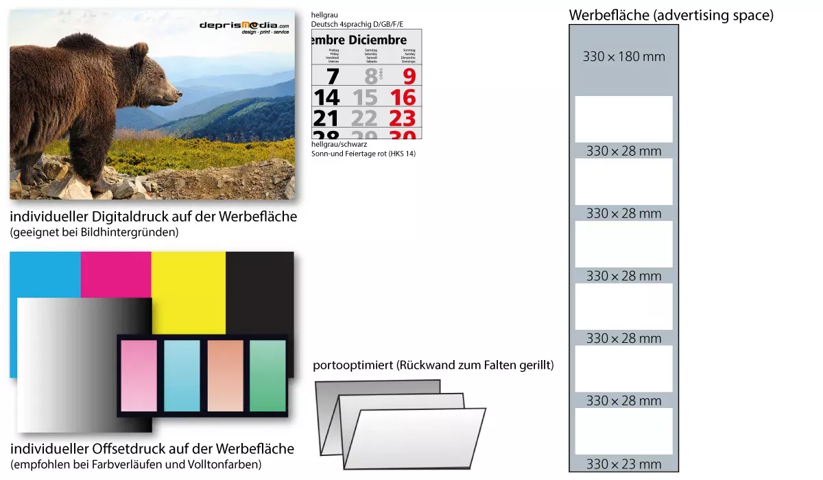 6-Monatskalender 2027 Hexa Light 6