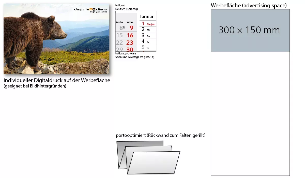 4-month calendar 2027 Konzept 4 Post bestseller