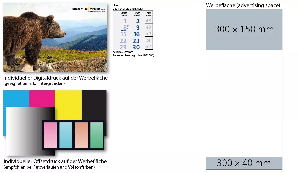 3-Monatskalender 2027 Logic 3 B