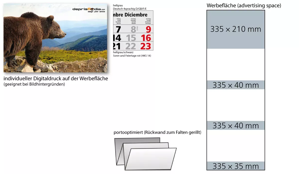 3-month calendar 2027 Maxi 3 Post bestseller