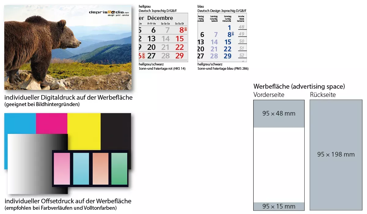3-month calendar 2027 Mini 3