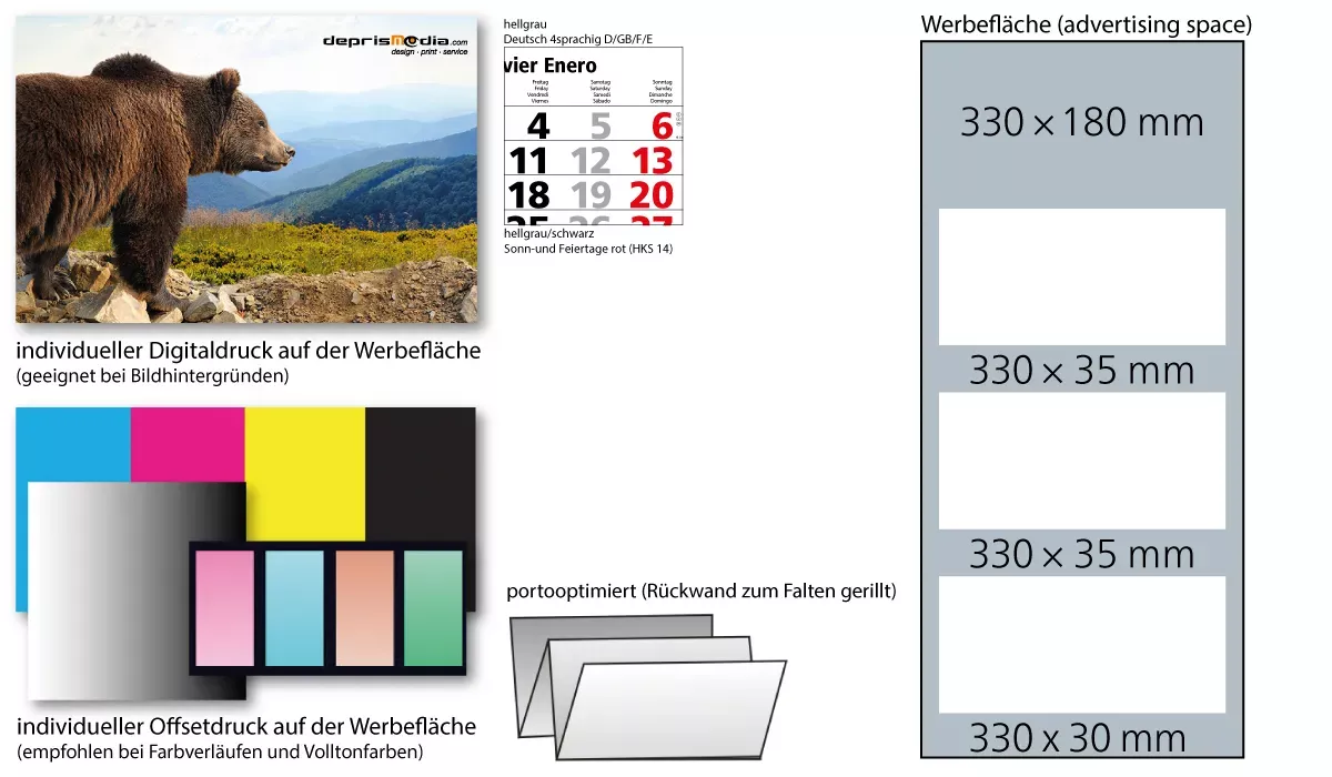 5-month calendar 2027 Multi 5