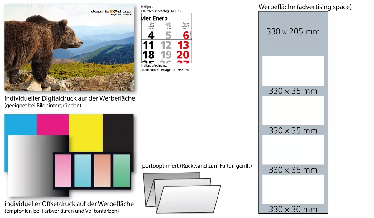 6-Monatskalender 2027 Multi 6