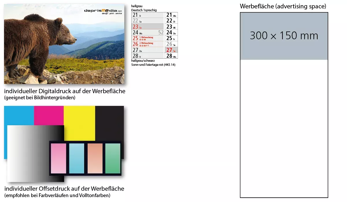 3-Monatskalender 2027 Spectrum 3