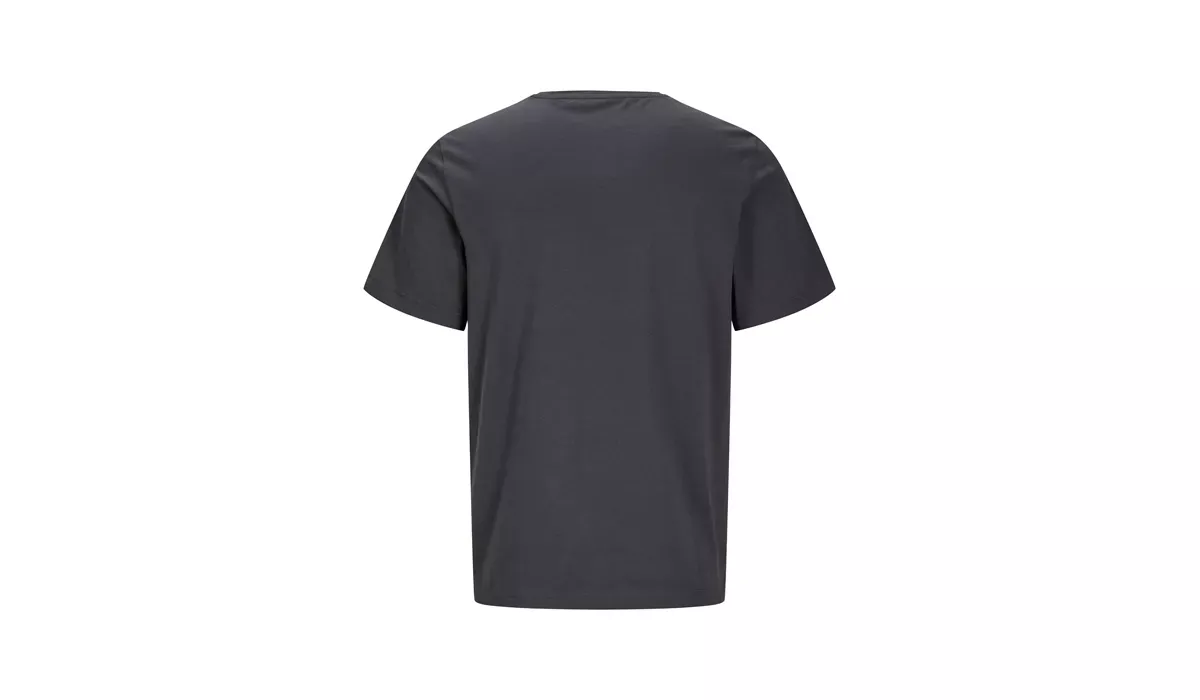 JACK & JONES - Canvas Tee Blk7526 - asphalt