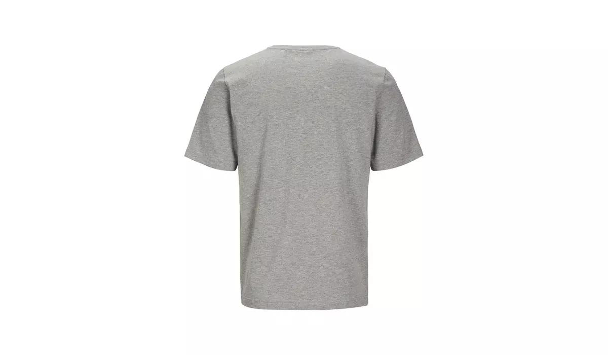 JACK & JONES - Canvas Tee Blk7526 -  light grey melange 