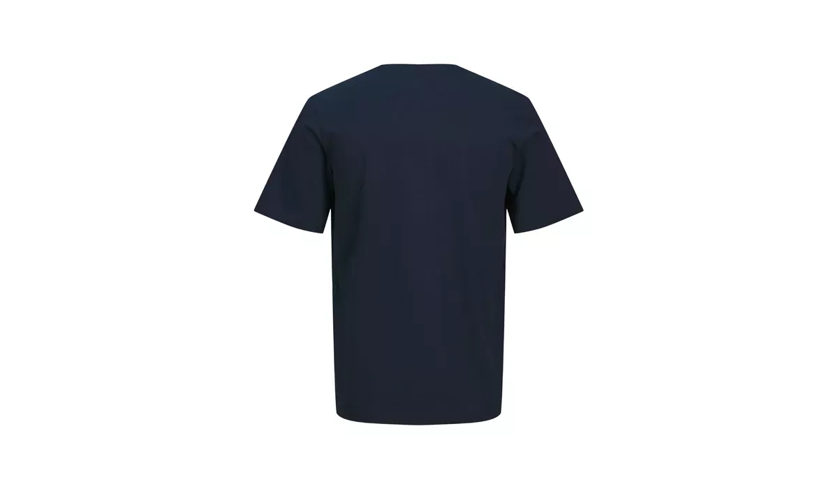 JACK & JONES - Canvas Tee Blk7526 - navy blazer