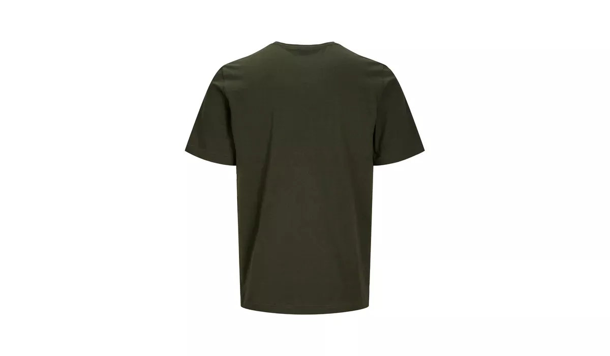 JACK & JONES - Canvas Tee Blk7526 - rosin green
