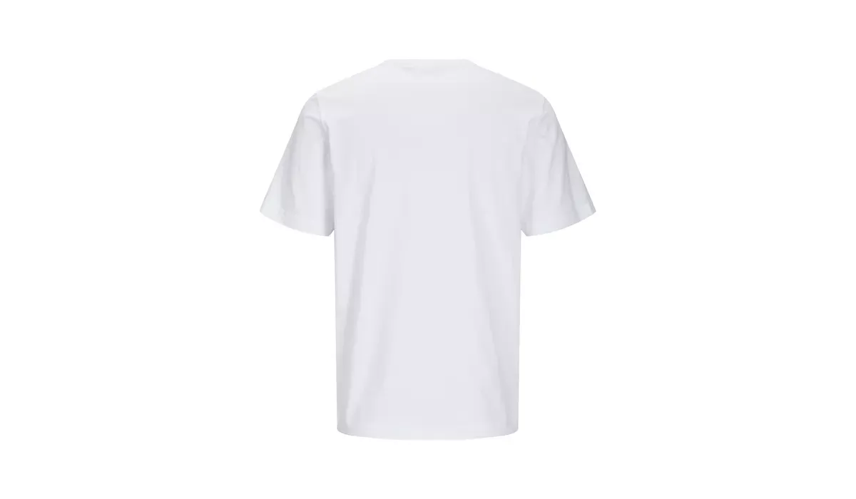 JACK & JONES - Canvas Tee Blk7526 - white
