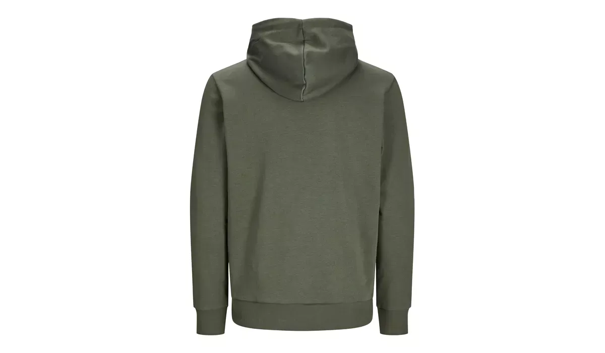 JACK & JONES - Cosy Hoodie Blk3902 - beetle green
