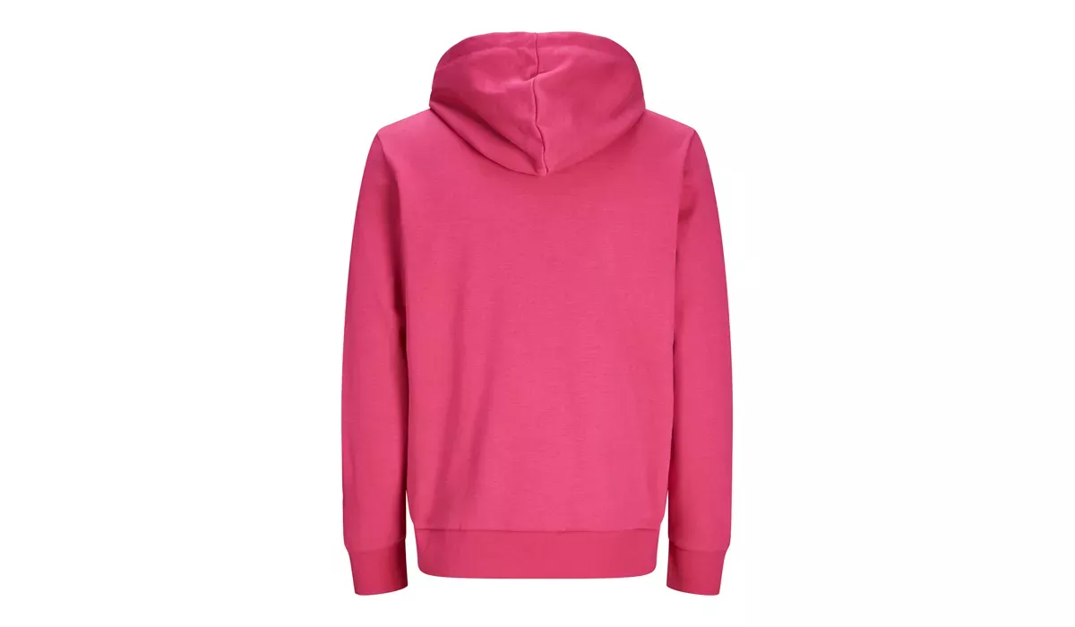 JACK & JONES - Cosy Hoodie BLK3902 - FUCHSIA ROSE