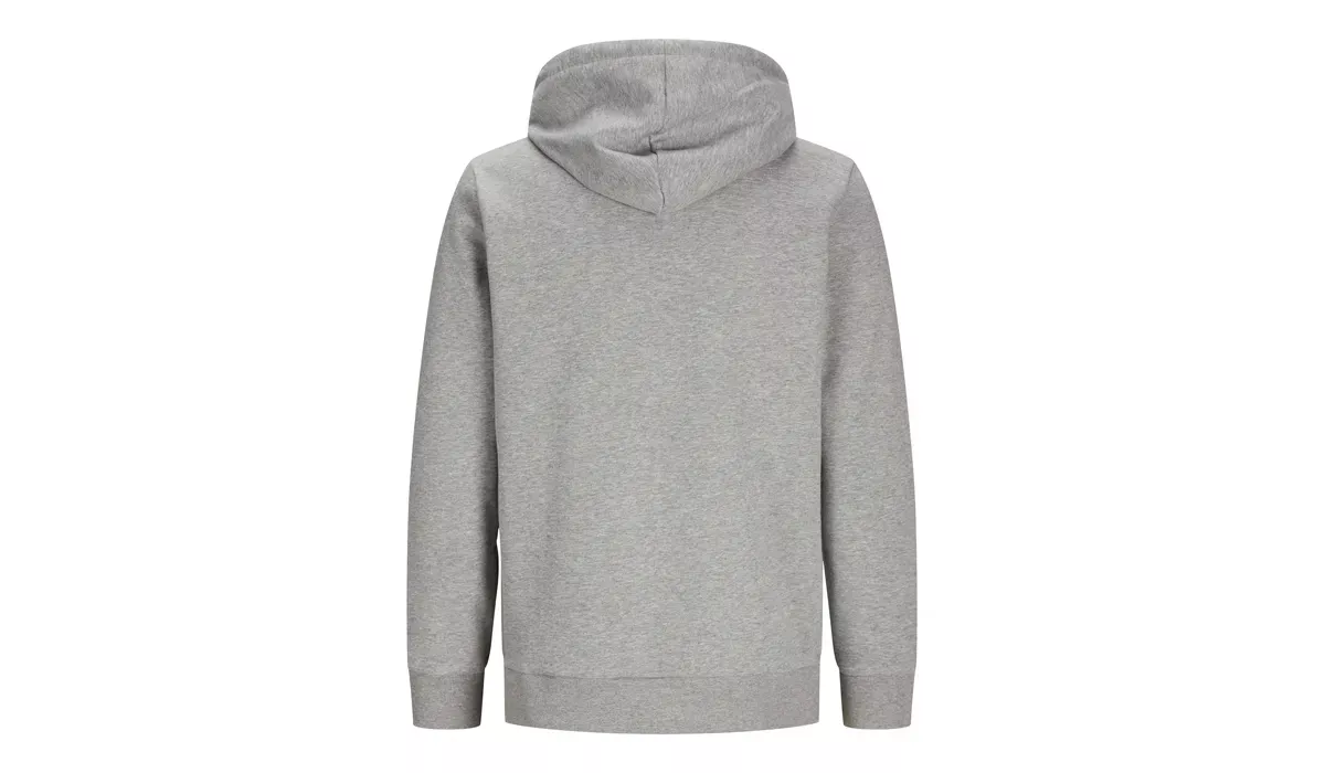 JACK & JONES - Cosy Hoodie Blk3902 -  light grey melange 