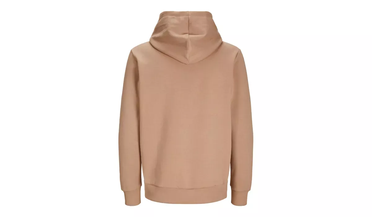JACK & JONES - Cosy Hoodie BLK3902 - WARM TAUPE SAND