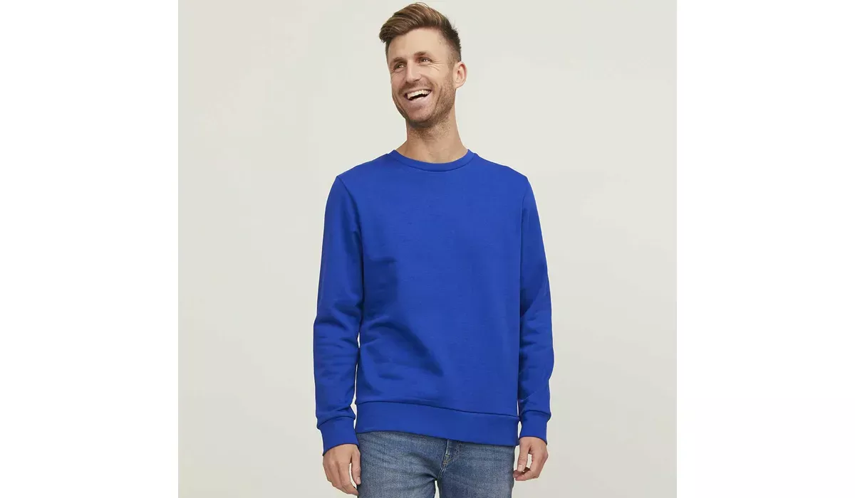 JACK & JONES - Tour Crew Neck Sweat BLK3900 - BLACK