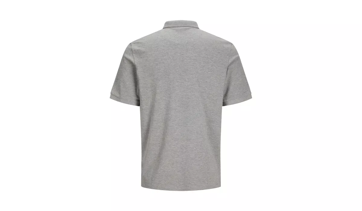 JACK & JONES - True Polo Blk7556  -  light grey melange 