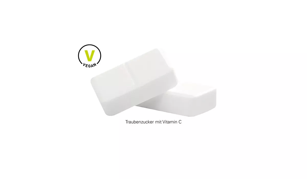 Energie Karte, Traubenzucker mit Vitamin C