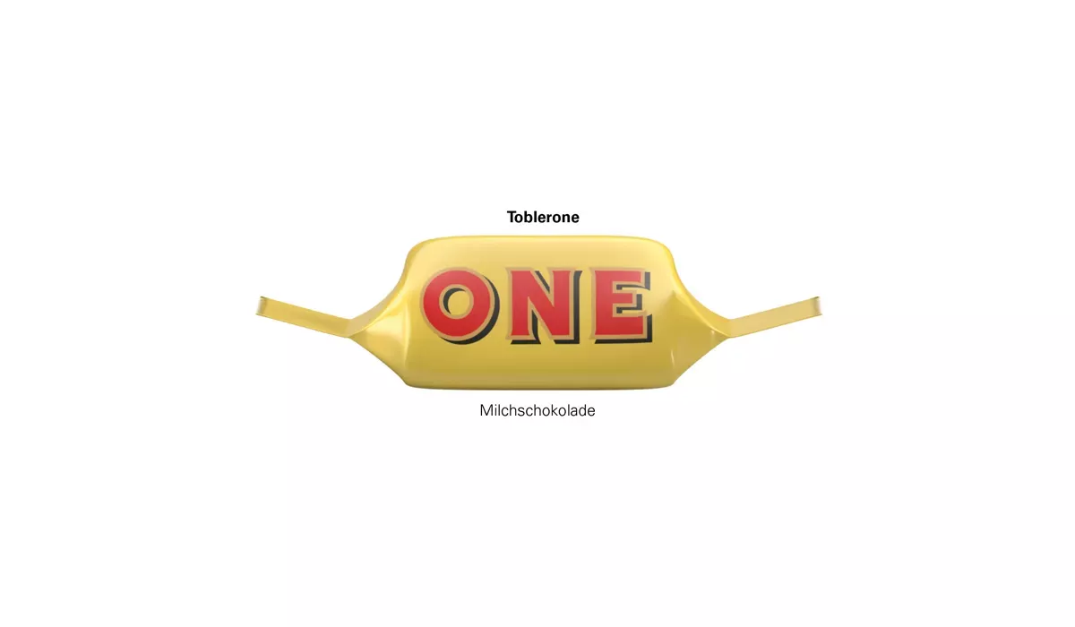 Werbedreieck Long, Toblerone Tiny 2er