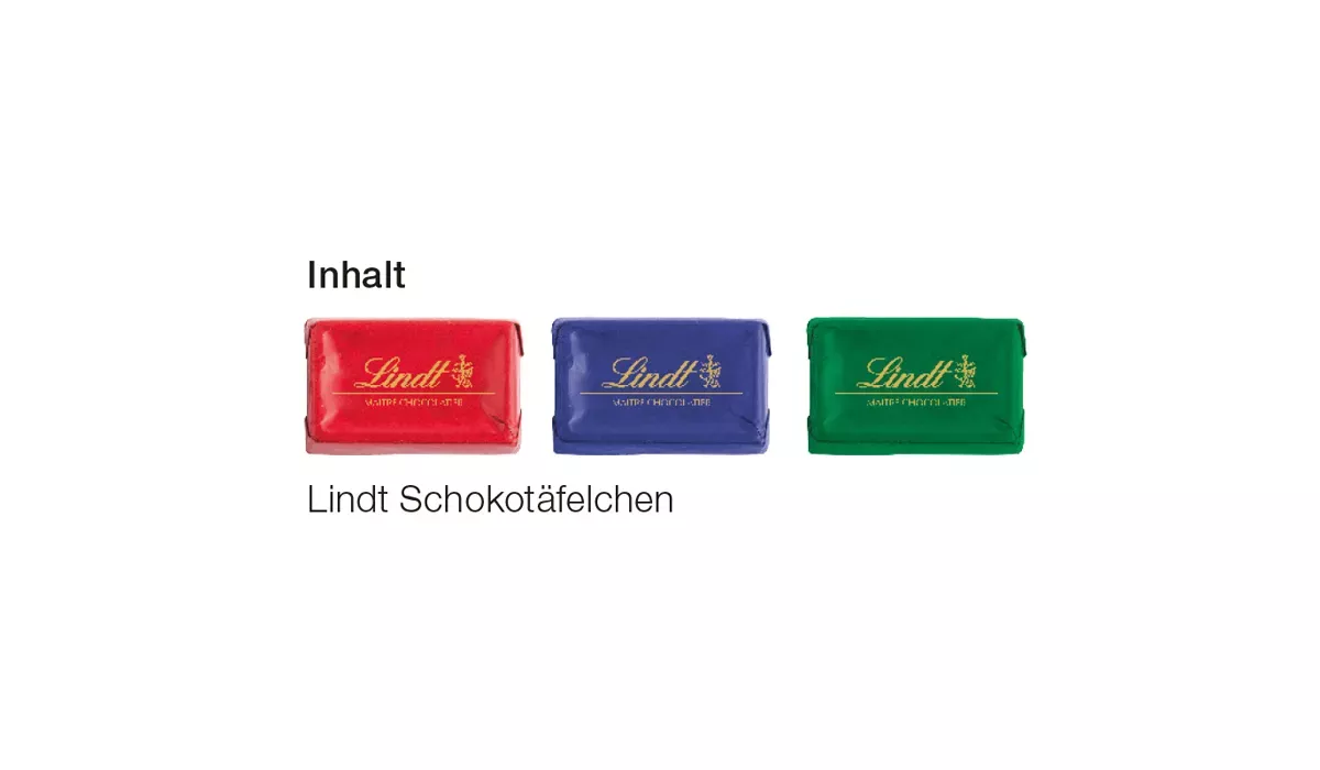 Tower Advent calendar Lindt chocolate bars