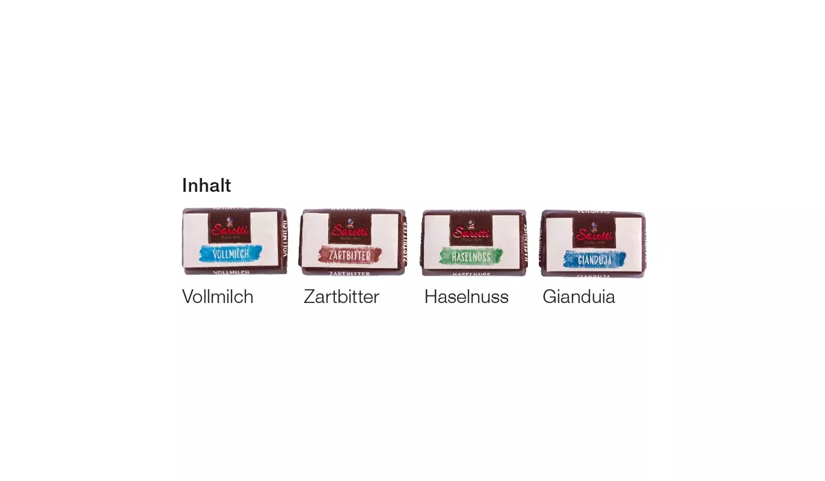 Tower Advent calendar Sarotti chocolate bars