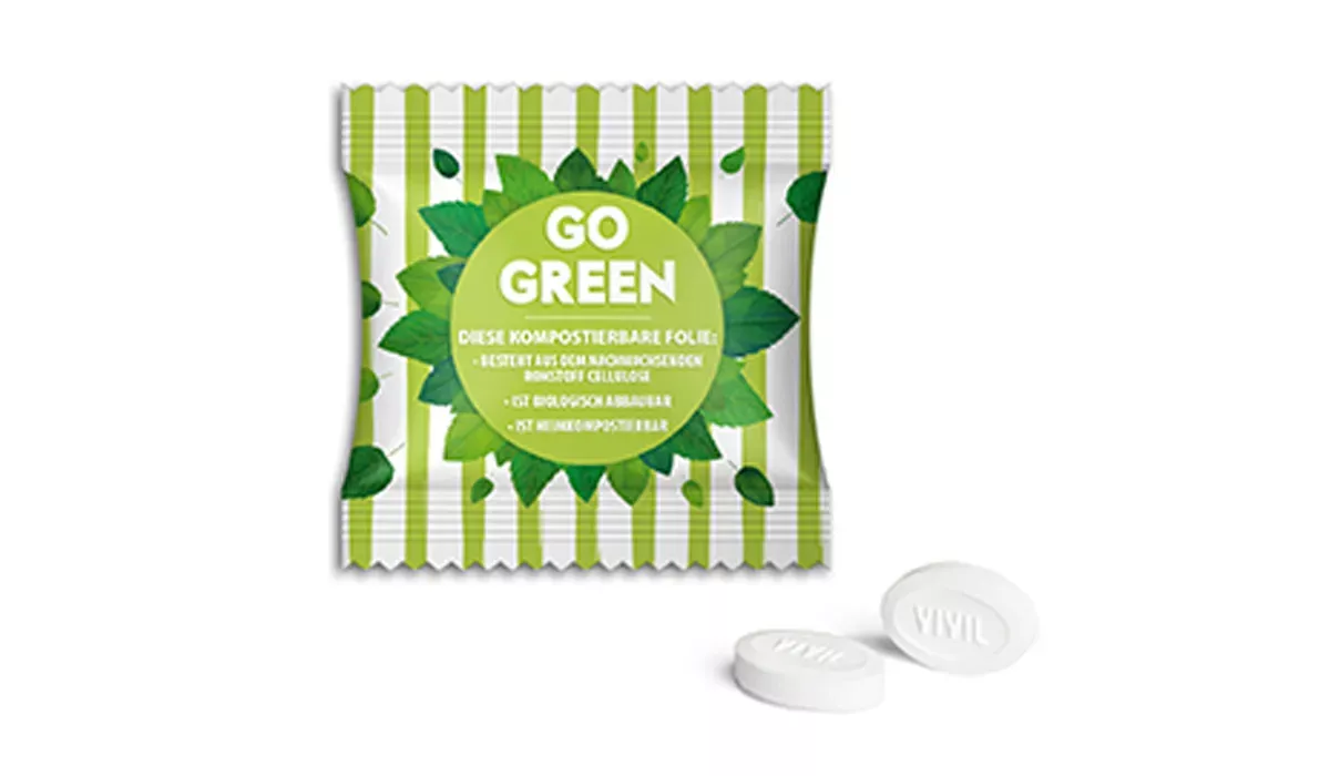 Vivil DoubleMint in a promotional bag