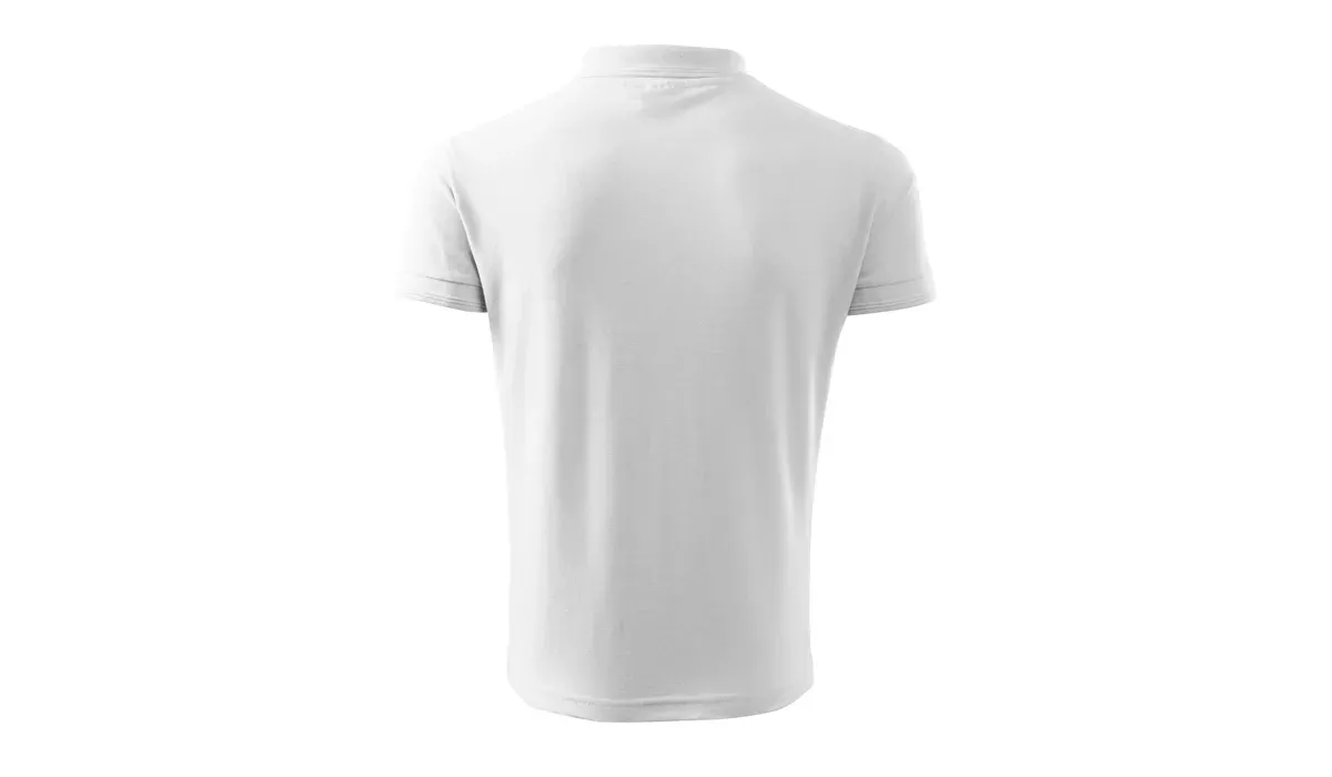 PIQUE POLO 203 mens polo shirt - white