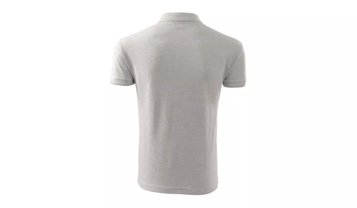 PIQUE POLO 203 mens polo shirt - light gray mottled