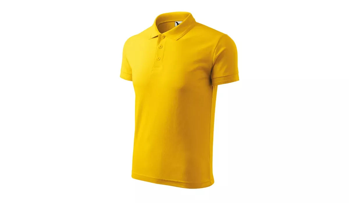 PIQUE POLO 203 mens polo shirt - yellow