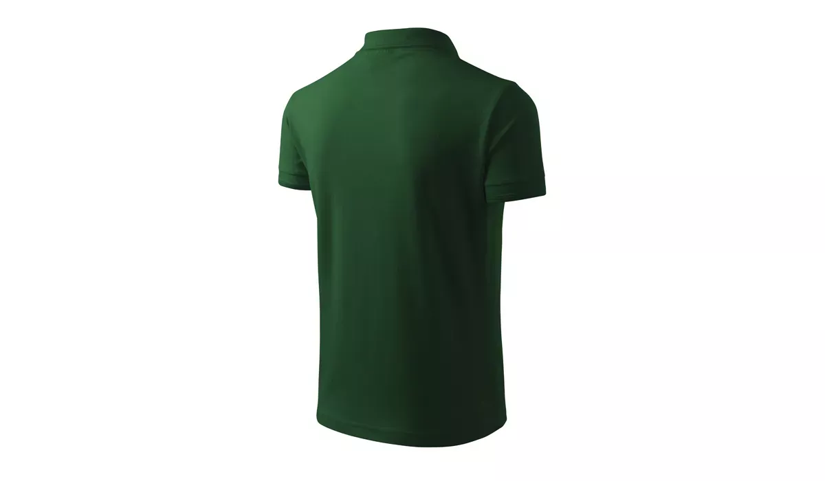 PIQUE POLO 203 mens polo shirt - bottle green