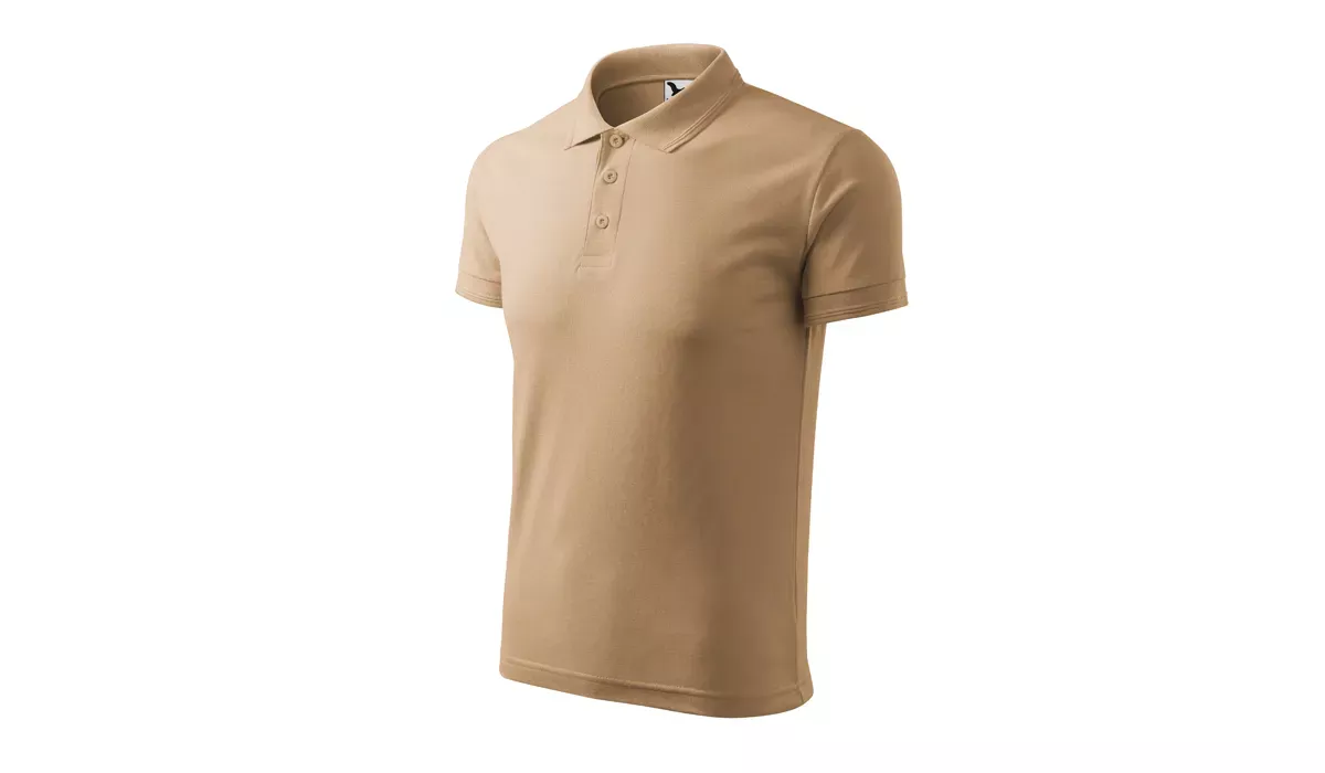PIQUE POLO 203 mens polo shirt - sand