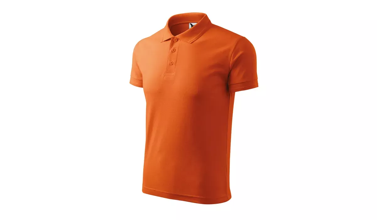 PIQUE POLO 203 Herren Polohemd - orange