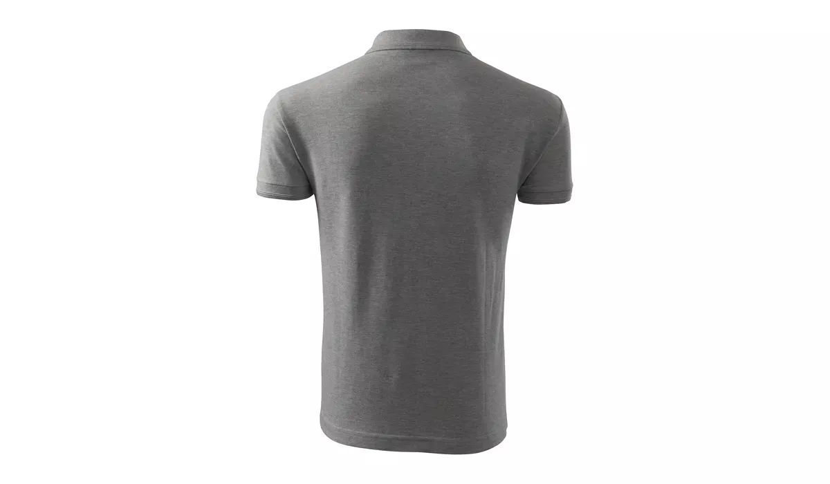 PIQUE POLO 203 mens polo shirt - dark gray mottled