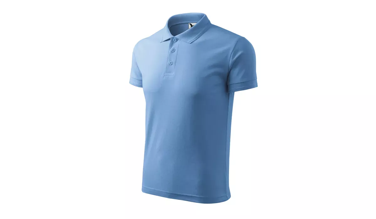PIQUE POLO 203 mens polo shirt - sky blue