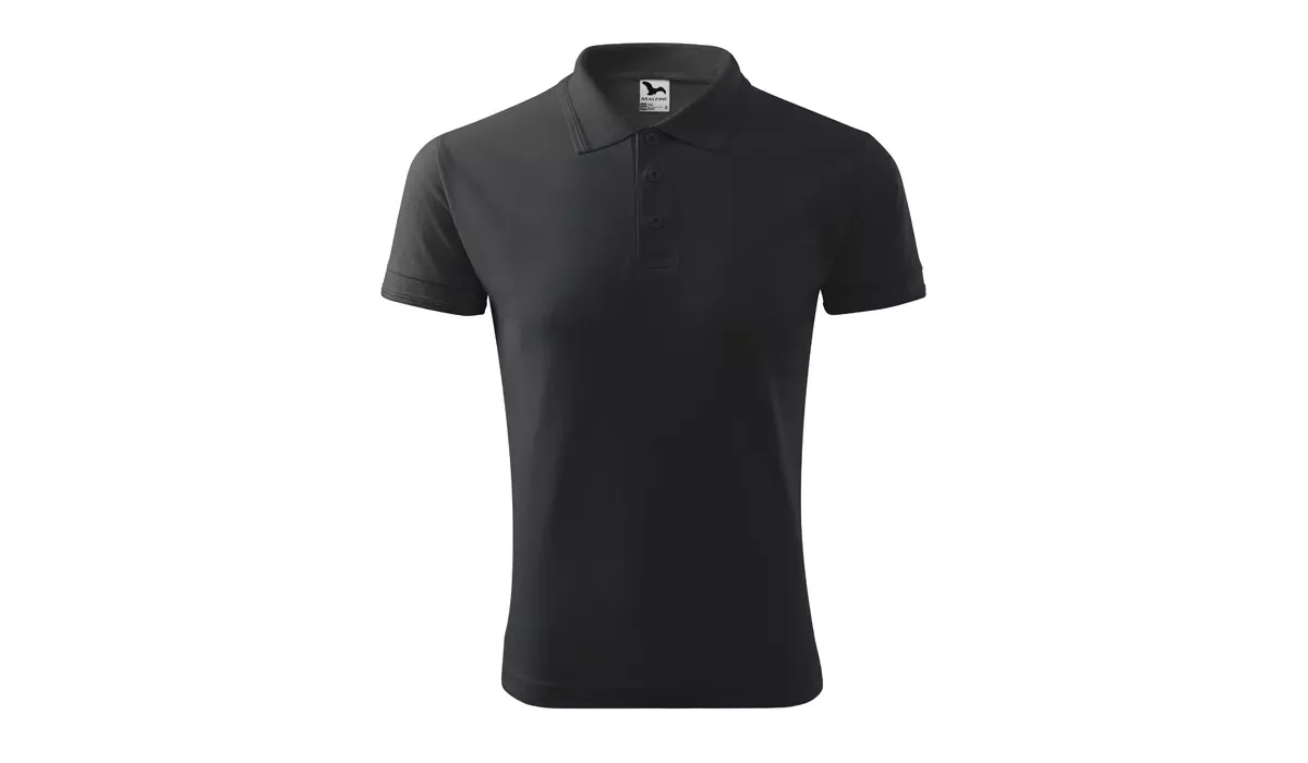PIQUE POLO 203 mens polo shirt - anthracite mottled