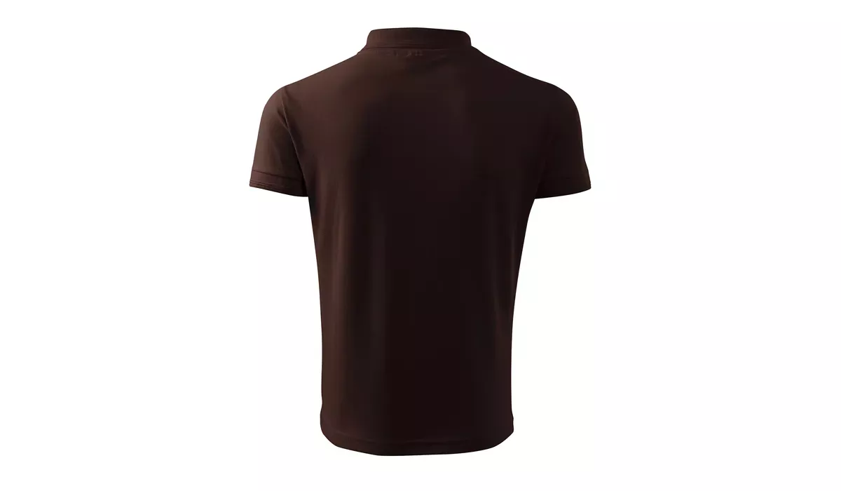 PIQUE POLO 203 mens polo shirt - coffee