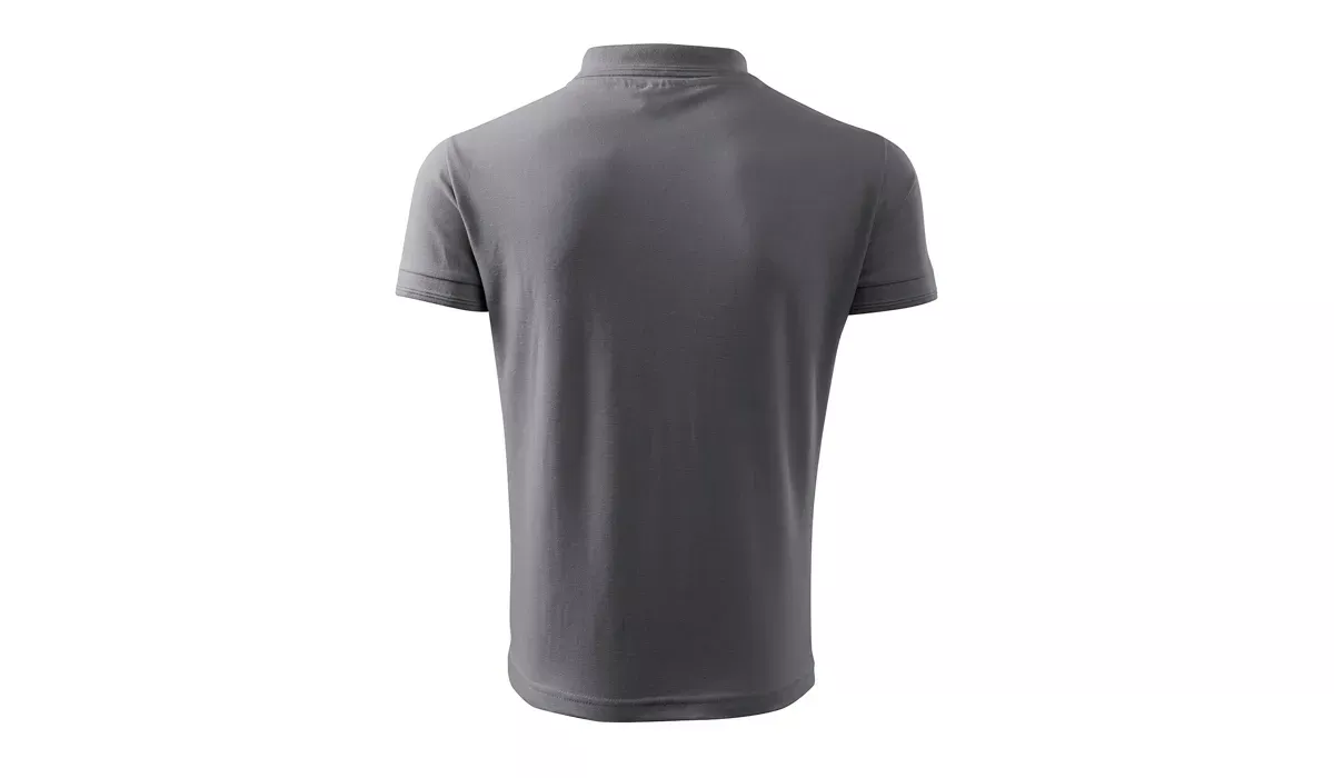 PIQUE POLO 203 mens polo shirt - steel gray
