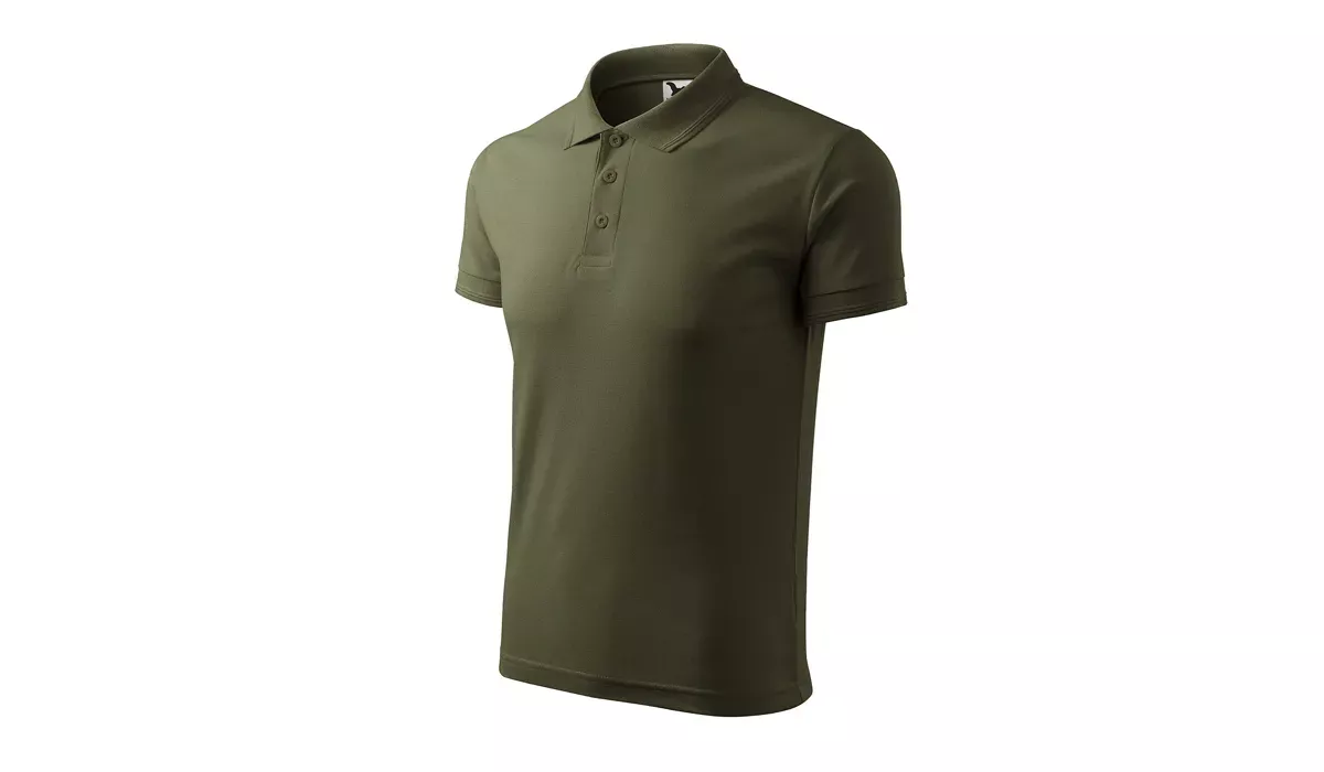 PIQUE POLO 203 mens polo shirt - military
